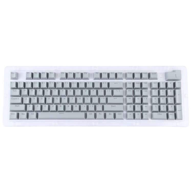 ABS Translucent Keycaps, OEM Highly Mechanical Keyboard, Universal Game Keyboard (Grey)