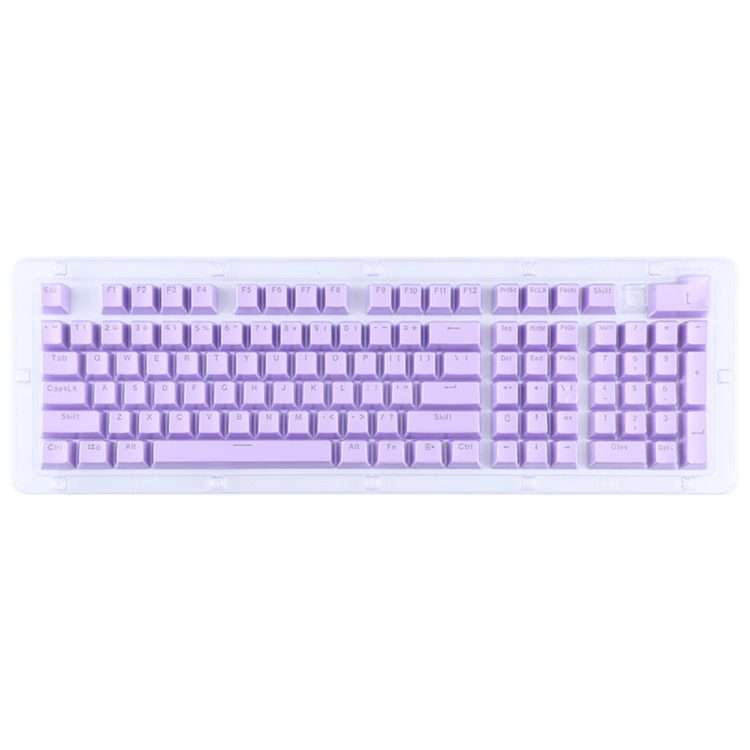 ABS Translucent Keycaps, OEM Highly Mechanical Keyboard, Universal Game Keyboard (Purple)