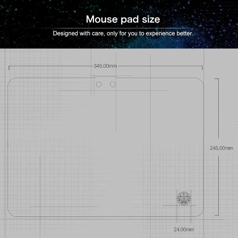 Lenovo Maya Light Game Service RGB Colorful Mouse Pad (Black)