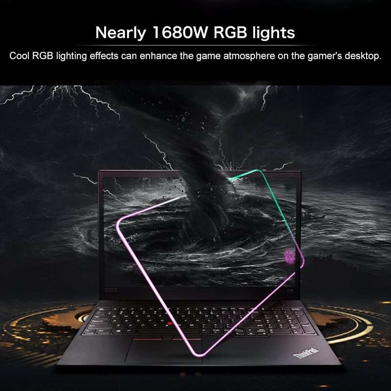 Lenovo Maya Light Game Service RGB Colorful Mouse Pad (Black)
