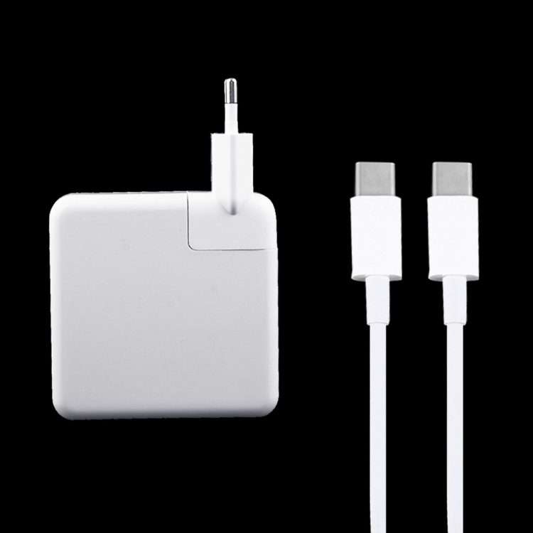 87W USB-C / Type-C Power Adapter with 2m USB Type-C Male to USB Type-C Male Charging Cable