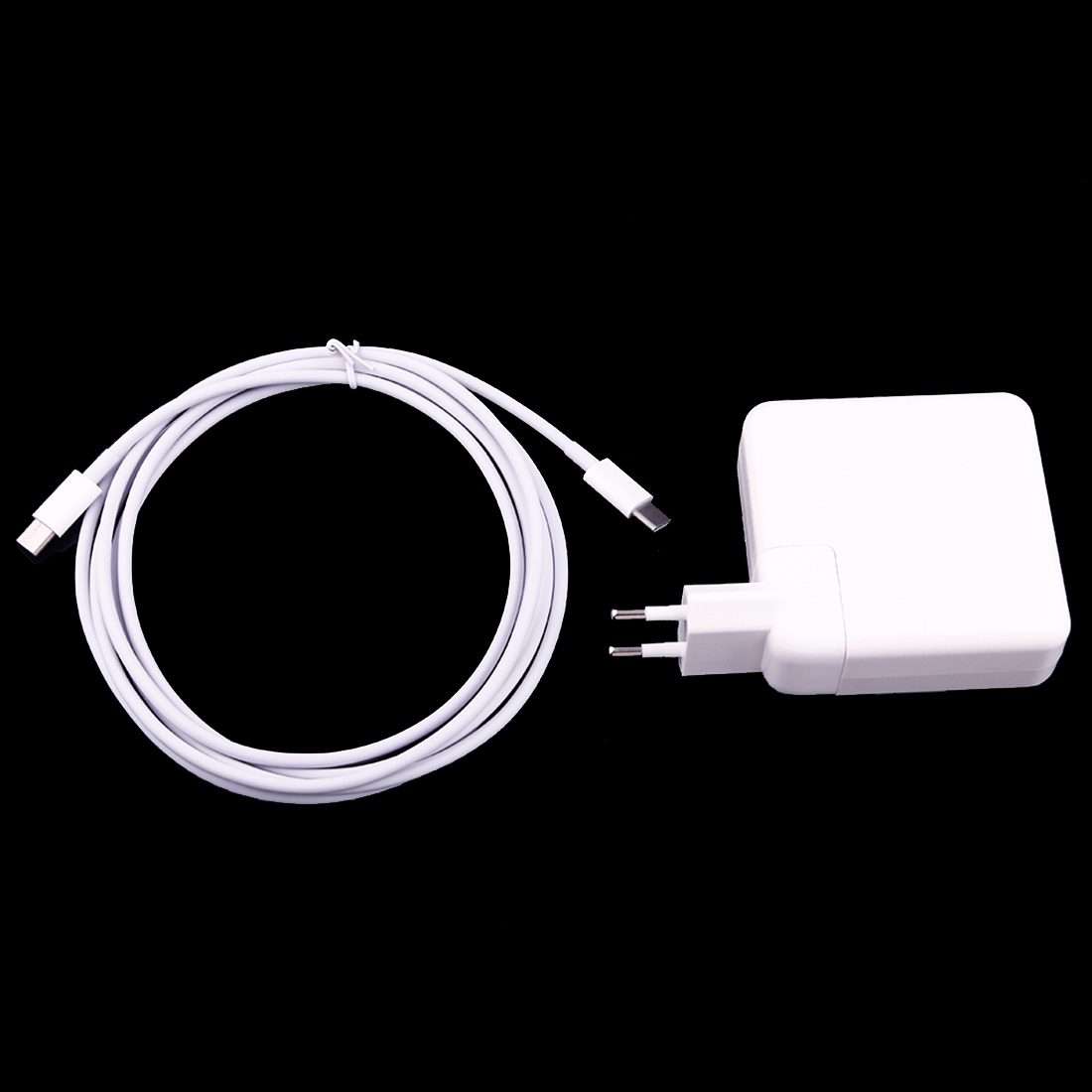 87W USB-C / Type-C Power Adapter with 2m USB Type-C Male to USB Type-C Male Charging Cable