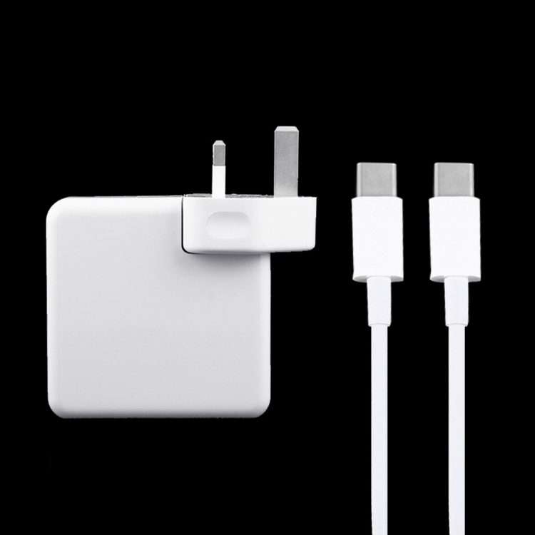 87W USB-C / Type-C Power Adapter with 2m USB Type-C Male to USB Type-C Male Charging Cable