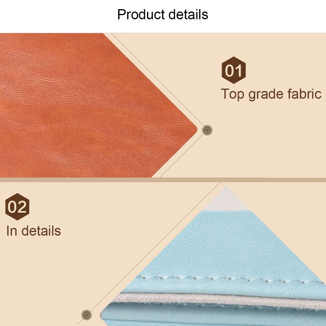 13.3 inch PU + Nylon Laptop Bag Case Sleeve Notebook Carry Bag