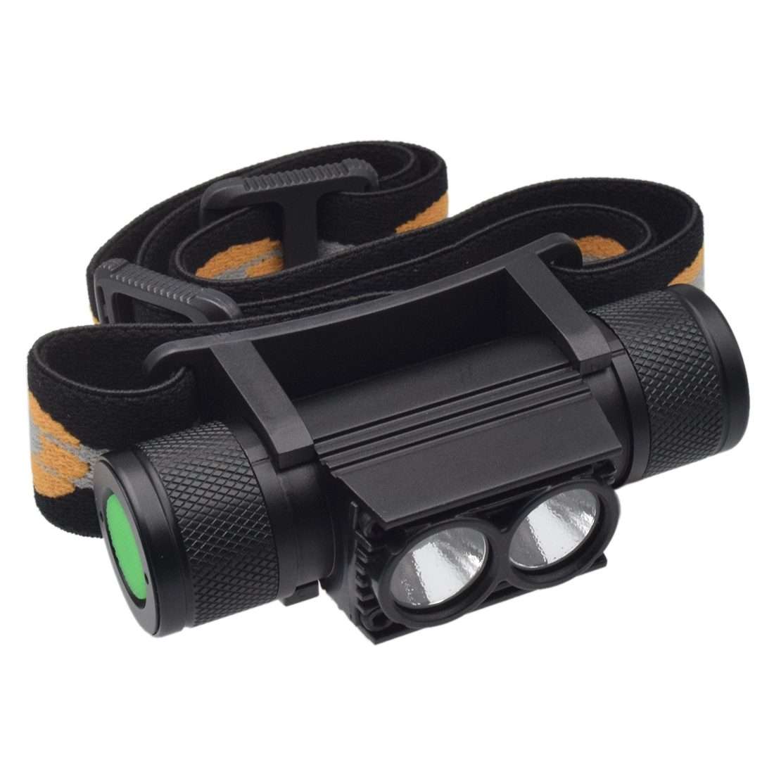 D25 10W 2 x XML-2 IPX6 Waterproof Headband Light