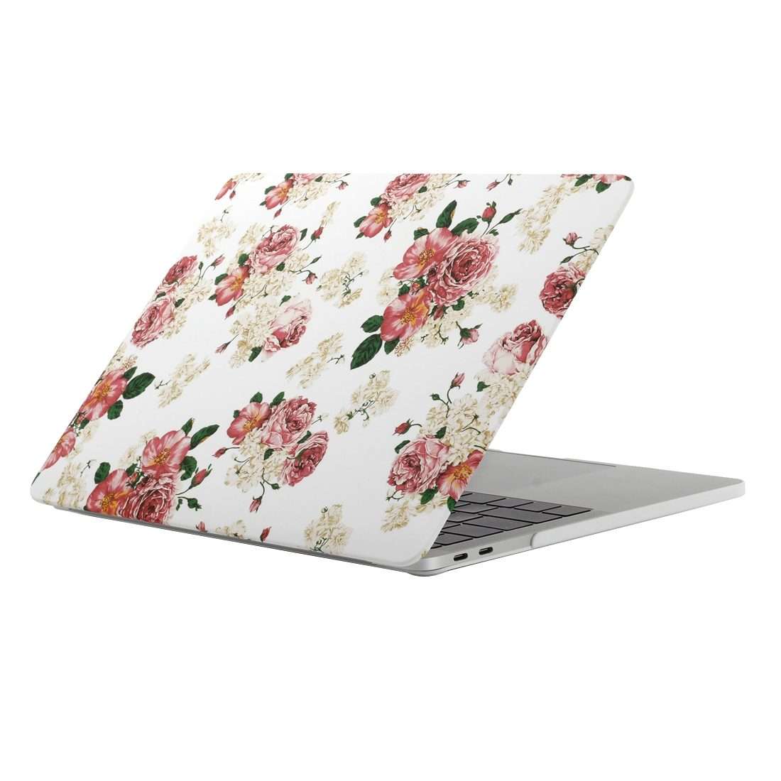 For 2016 New Macbook Pro 15.4 inch A1707 Chinese Rose Pattern Laptop Water Decals PC Protective Ca