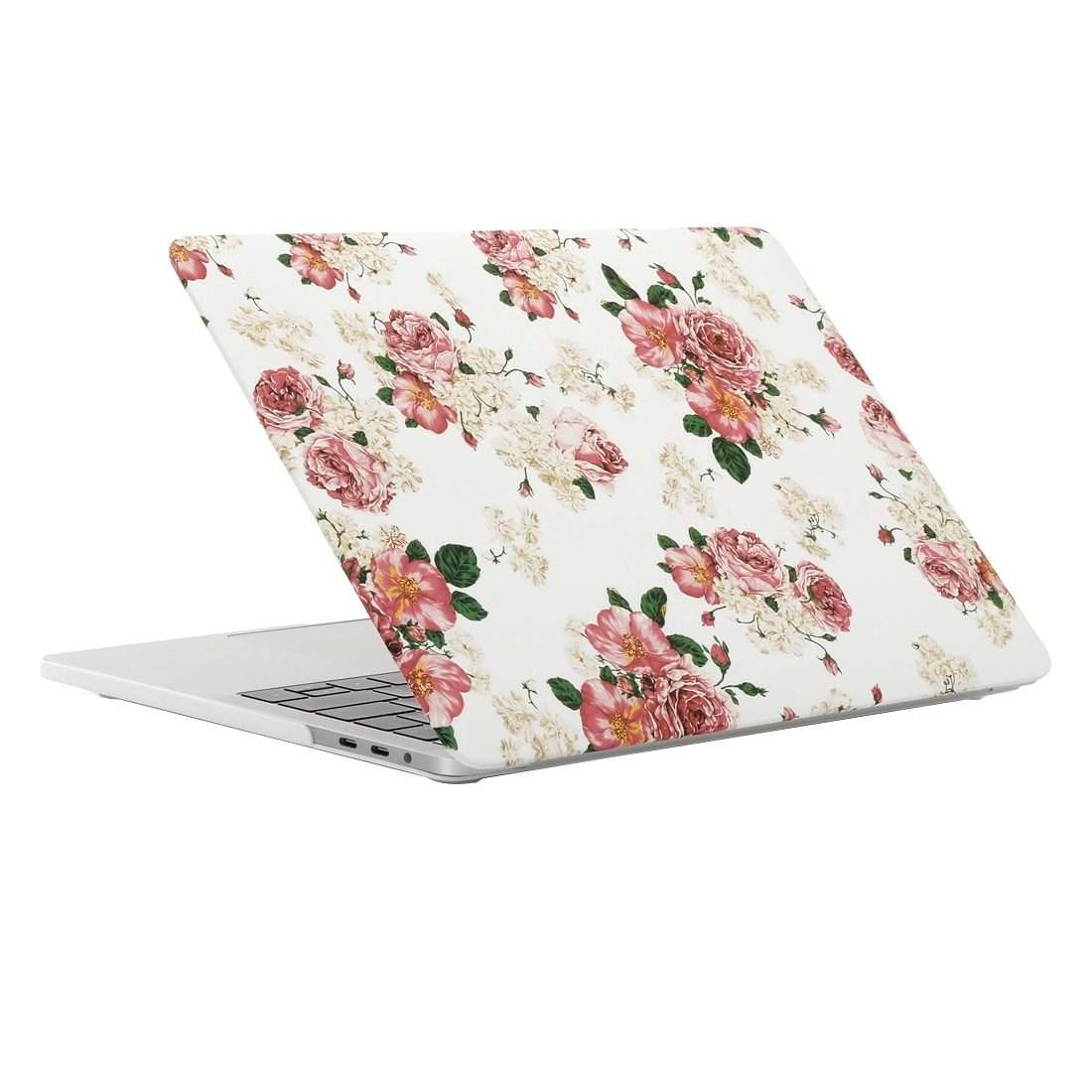 For 2016 New Macbook Pro 15.4 inch A1707 Chinese Rose Pattern Laptop Water Decals PC Protective Ca