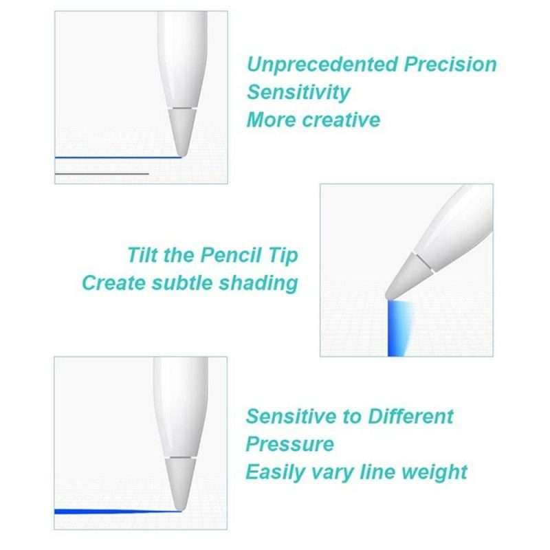 Replacement Pencil Tips for Apple Pencil 1 / 2(White)