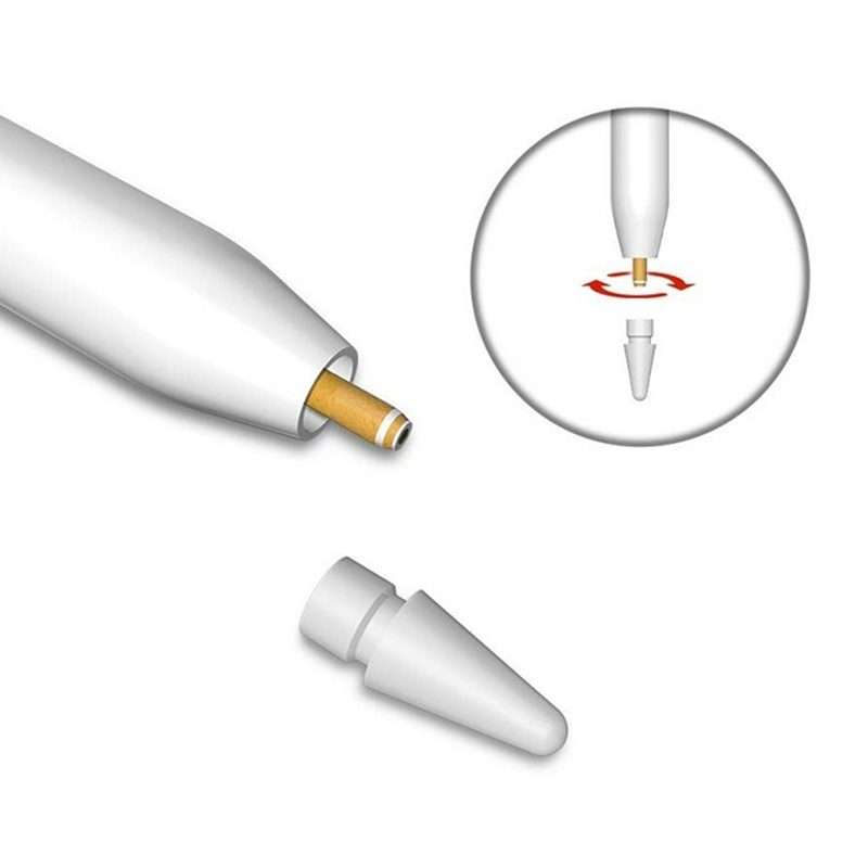 Replacement Pencil Tips for Apple Pencil 1 / 2(Black)