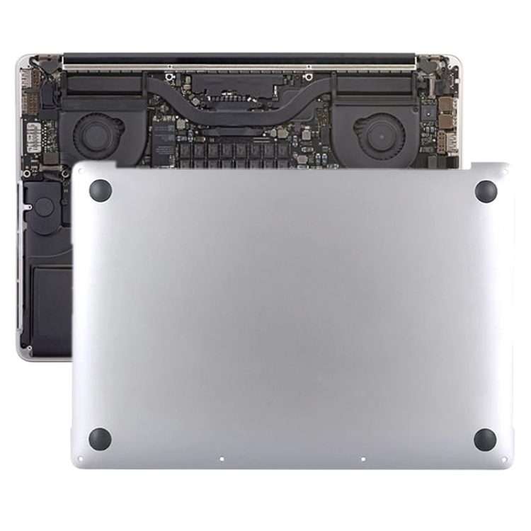 Bottom Cover Case for Macbook Pro Retina 13 inch A1706 2016-2017(Silver)