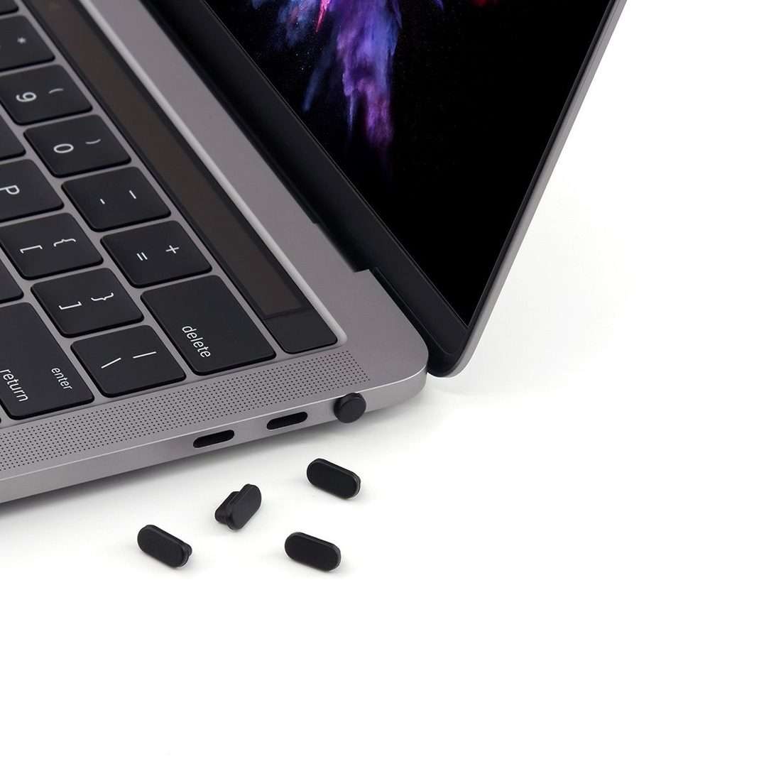 ENKAY 5 in 1 Dustproof Plugs About Charging Port for MacBook 12 inch / MacBook Pro ... (2016/2017)