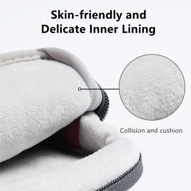 For 14 inch Laptop Zipper Waterproof Handheld Sleeve Bag (Beige White)