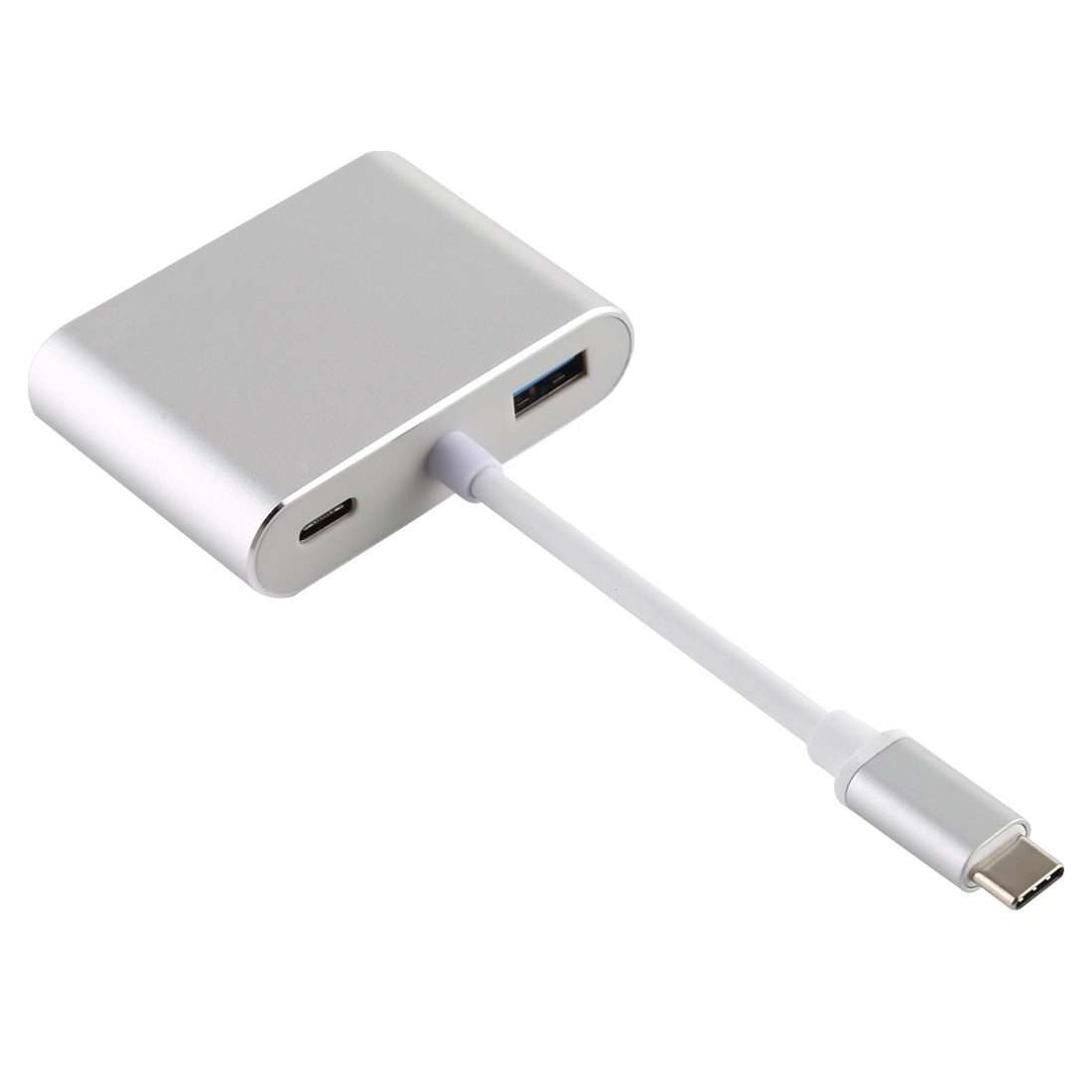 4 in 1 USB / Type-C to 4K HDMI + VGA + USB 3.0 Interface Multifunction Adapter