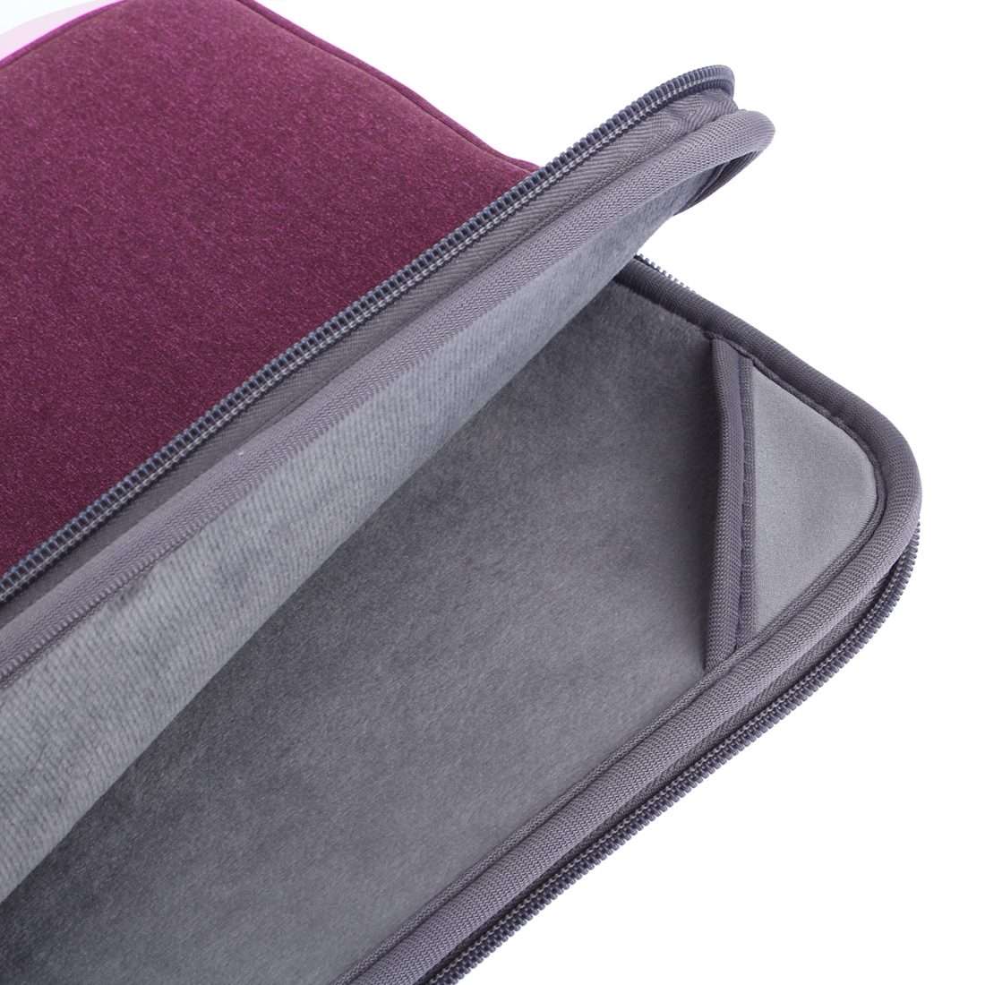 For Macbook Pro 15.4 inch Laptop Bag Soft Portable Package Pouch (Purple)