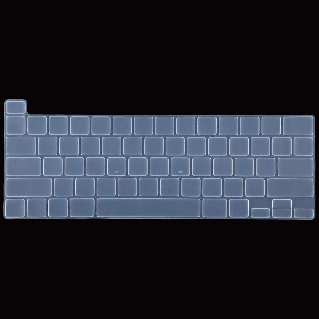 Dustproof Silicone Laptop Keyboard Protective Film for MacBook Pro 13.3 inch 2022 (White)
