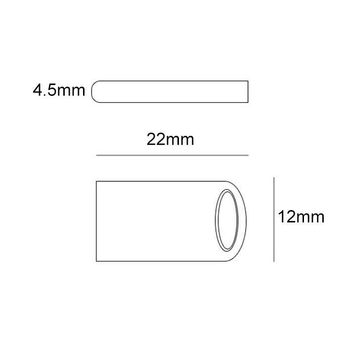 Zsuit 64GB USB 3.0 Mini Metal Ring Shape USB Flash Disk