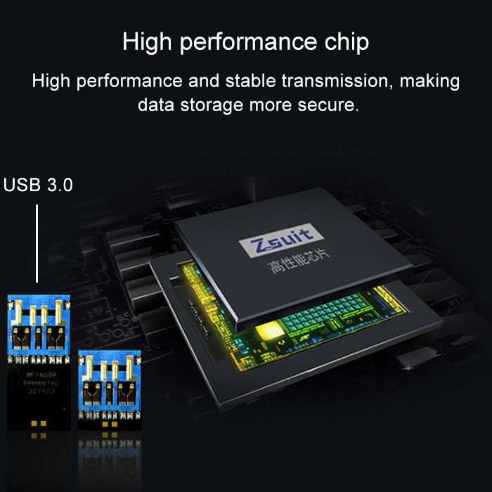 Zsuit 64GB USB 3.0 Mini Metal Ring Shape USB Flash Disk