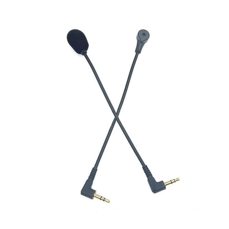 ZJ033MR-03 17cm Stereo 3.5mm Angle Head Plug Gaming Headset Sound Card Live Microphone