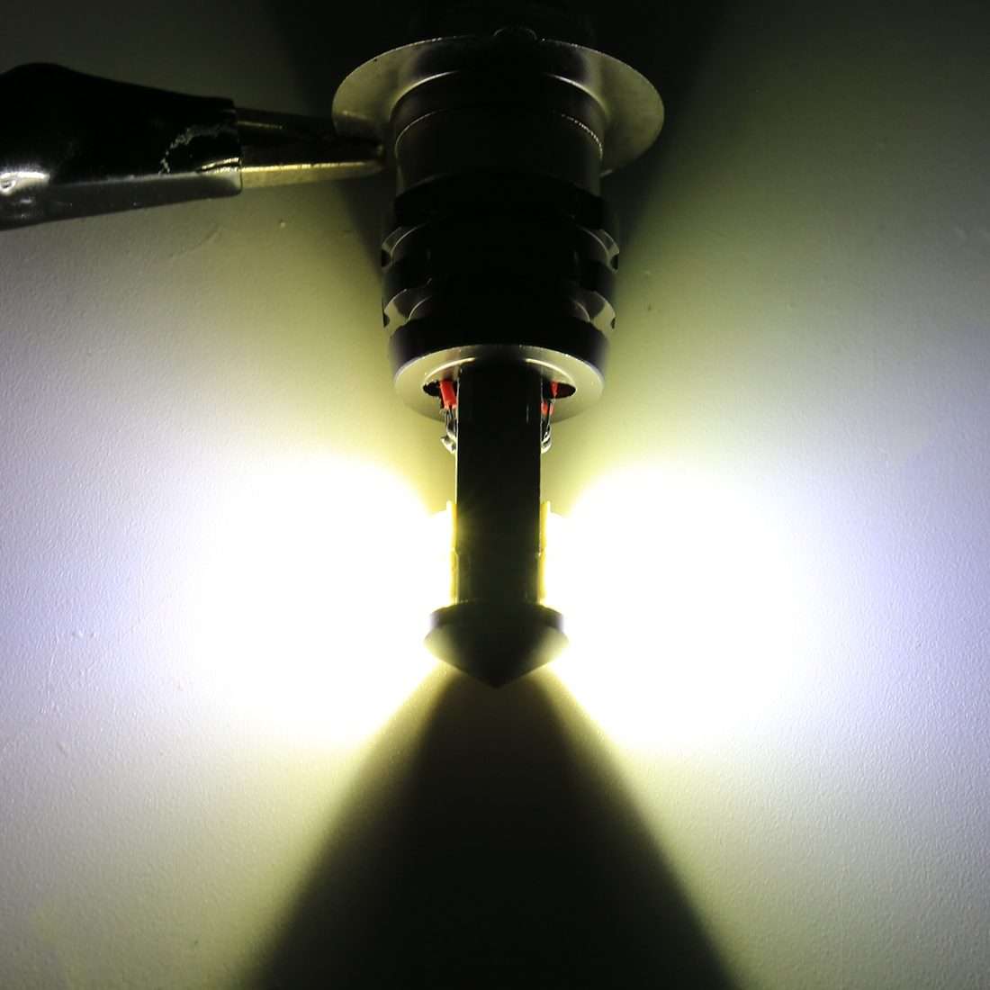 PX15D DC12V 5W 350LM 6000K Universal Motocycle Working Light Headlight with 4 3535 Lamp Beads