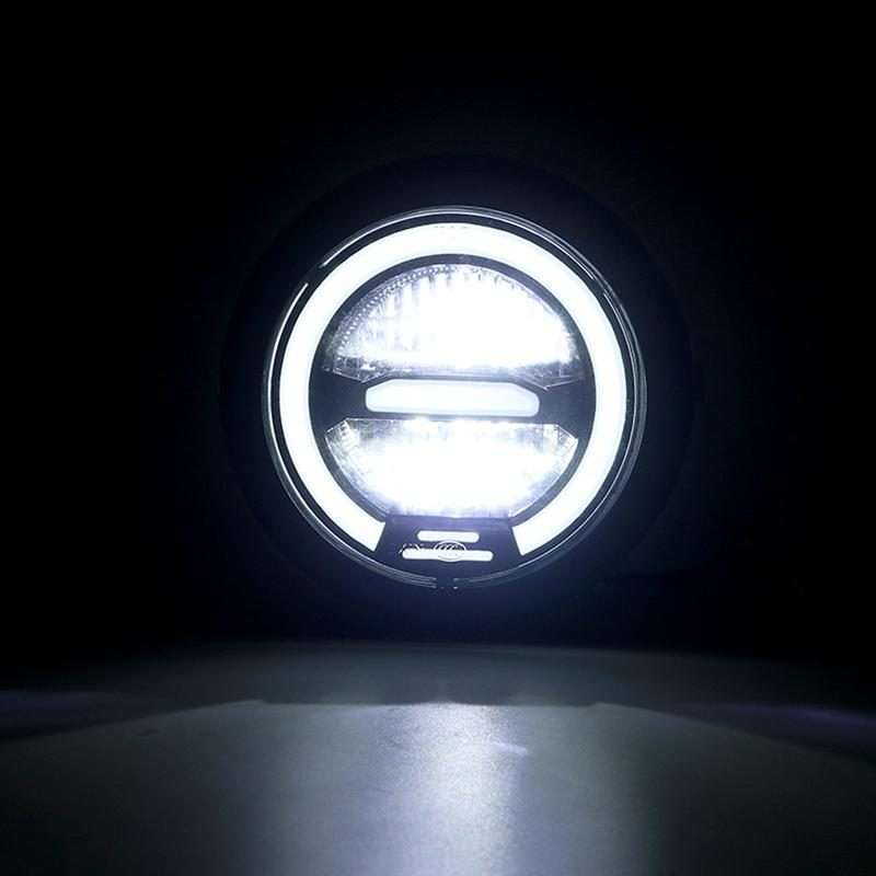 Motorcycle 5.75 inch Harley Headlight Retro Lamp LED Light Modification Accessories (White)