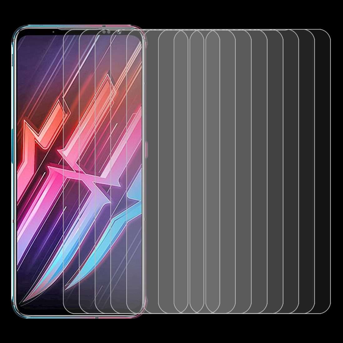 For Nubia Red Magic 6 / 6 Pro 10 PCS 0.26mm 9H Surface Hardness 2.5D Explosion-proof Tempered Glas