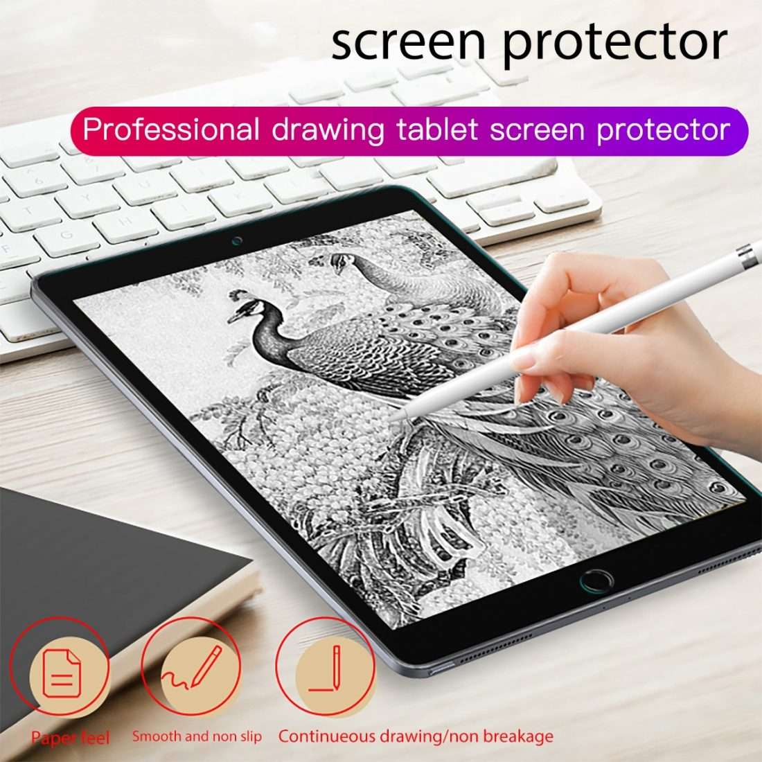 Drawing Tablet Tempered Glass Protective Film for iPad Pro (2020) 11 inch