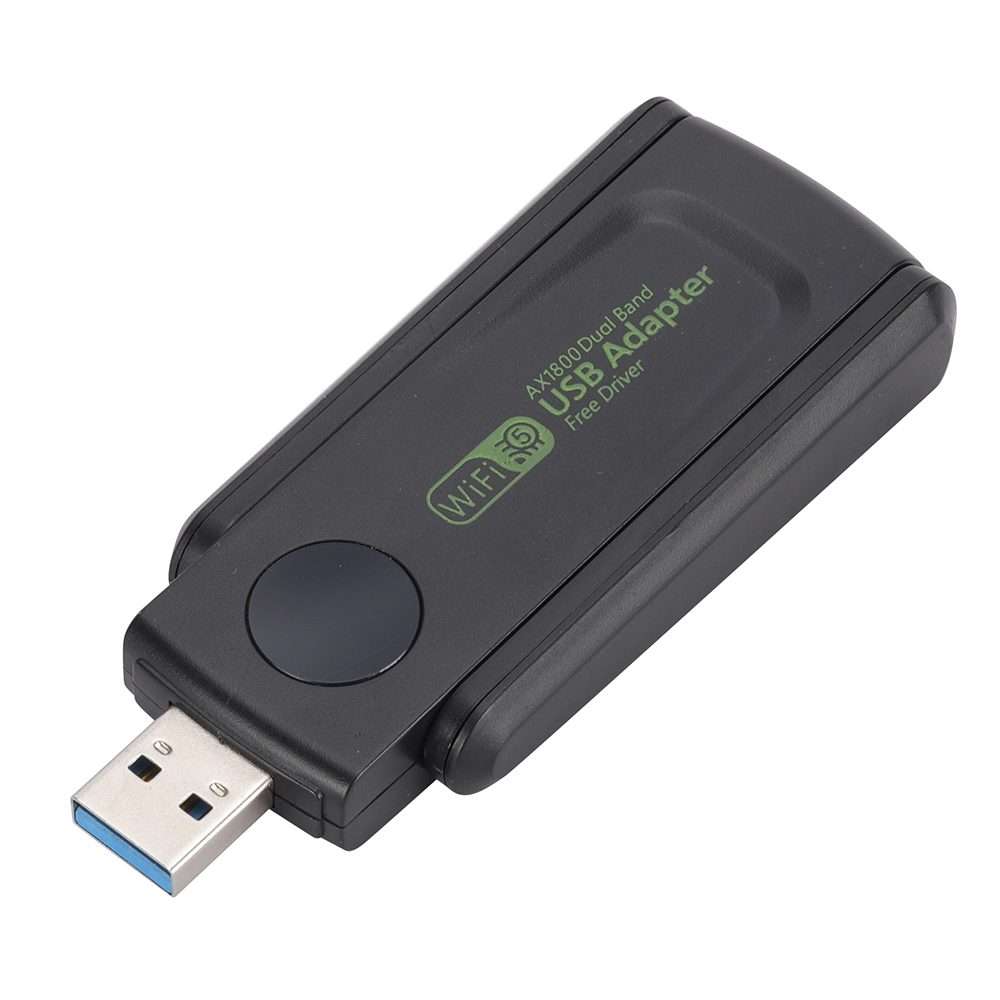 1516 Driverless Wireless Network Card Gigabit Dual Band 5G 150Mbps Computer USB Networ ... (Black)