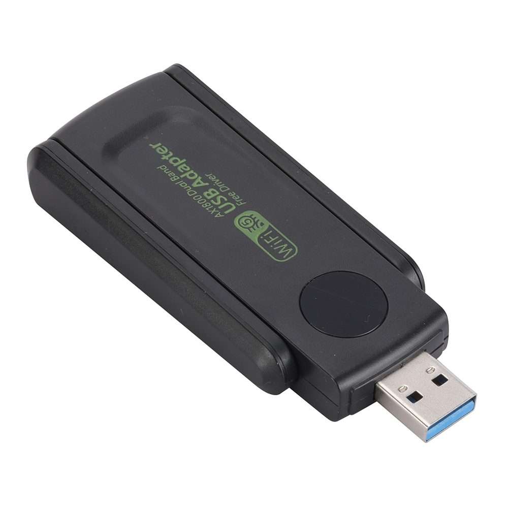 1516 Driverless Wireless Network Card Gigabit Dual Band 5G 150Mbps Computer USB Networ ... (Black)