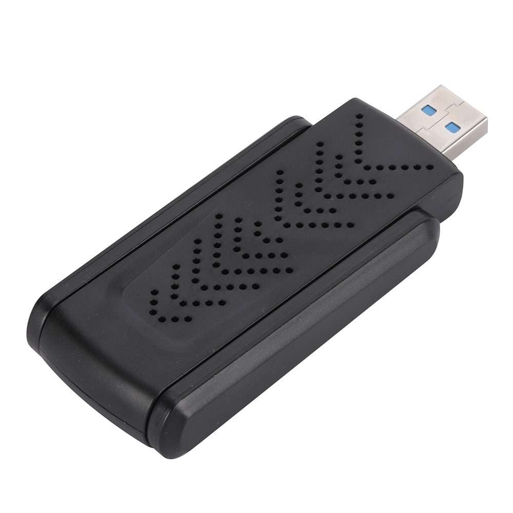 1516 Driverless Wireless Network Card Gigabit Dual Band 5G 150Mbps Computer USB Networ ... (Black)