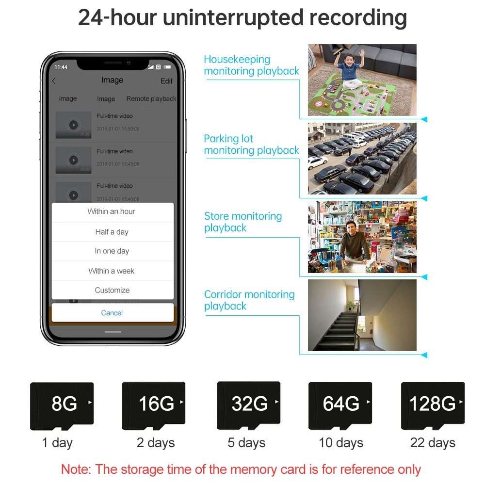 DP3 1.3 Megapixel Panoramic Universal Light Bulb Camera Mobile Phone Remote Installation Home Netw