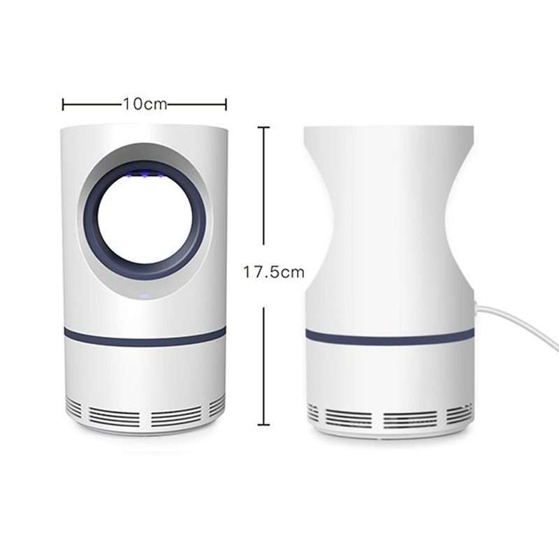 188 5W DC 5V 1A Cylindrical Type USB Photocatalyst Mosquito Killer Light Fly Killer Repellent, Siz