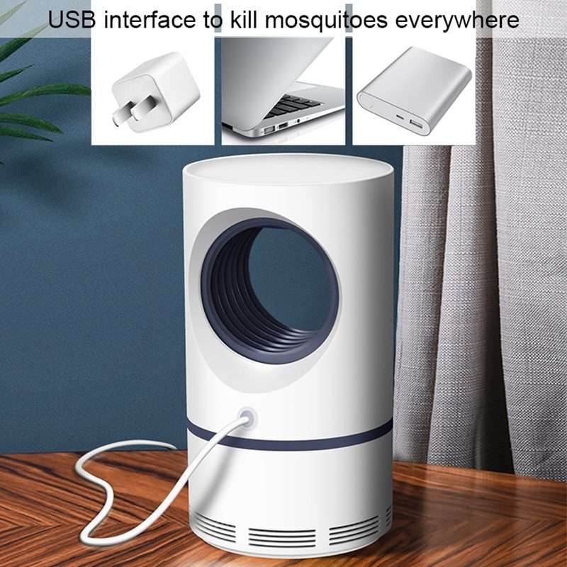 188 5W DC 5V 1A Cylindrical Type USB Photocatalyst Mosquito Killer Light Fly Killer Repellent, Siz