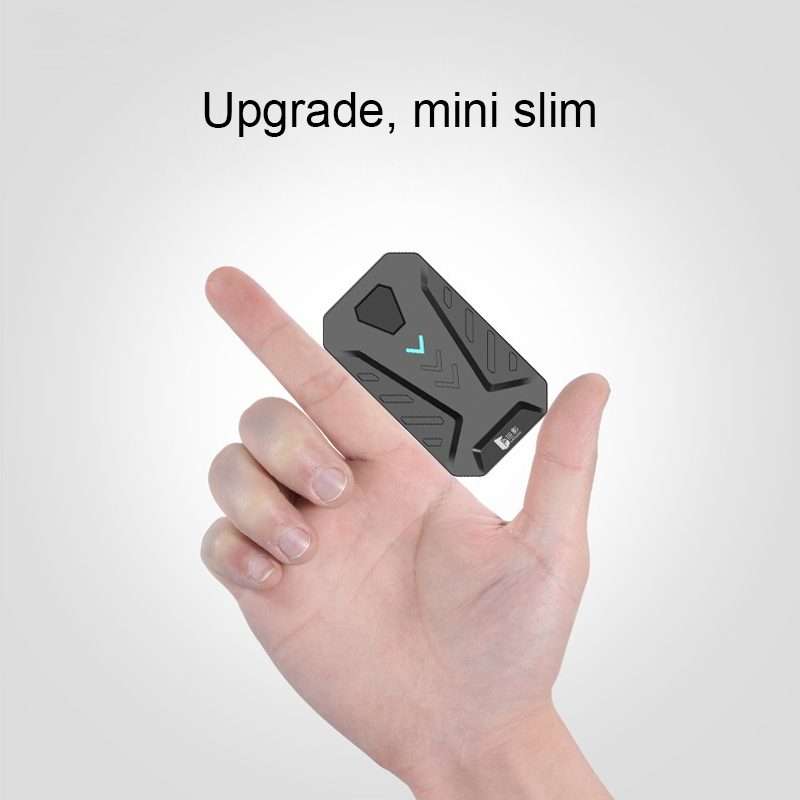 GAMWING MIX Portable Bluetooth 4.0 Keyboard Mouse Converter Eating Chicken Game Auxili ... (Black)
