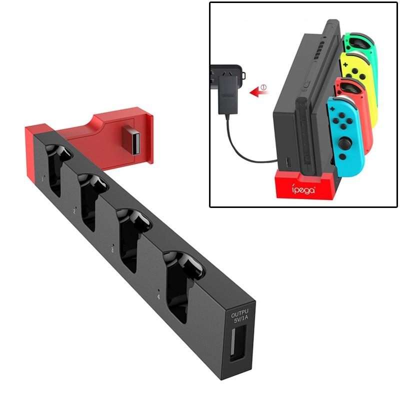 iPega PG-9186 Game Controller Charger Charging Dock Stand Station Holder with Indicator for Ninten