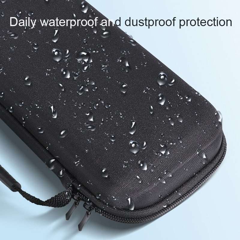 Portable EVA Storage Bag Protective Case Handbag with Holder Function for Nintendo ... (Black Red)
