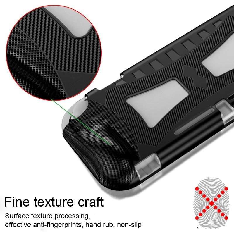 TPU Soft Protective Shell Drop Resistance for Nintendo Switch Lite(Black)