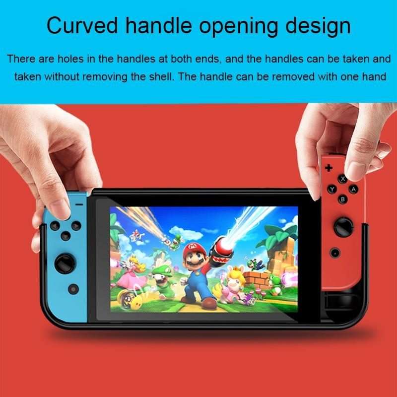TPU Soft Protective Shell Drop Resistance for Nintendo Switch(Black)