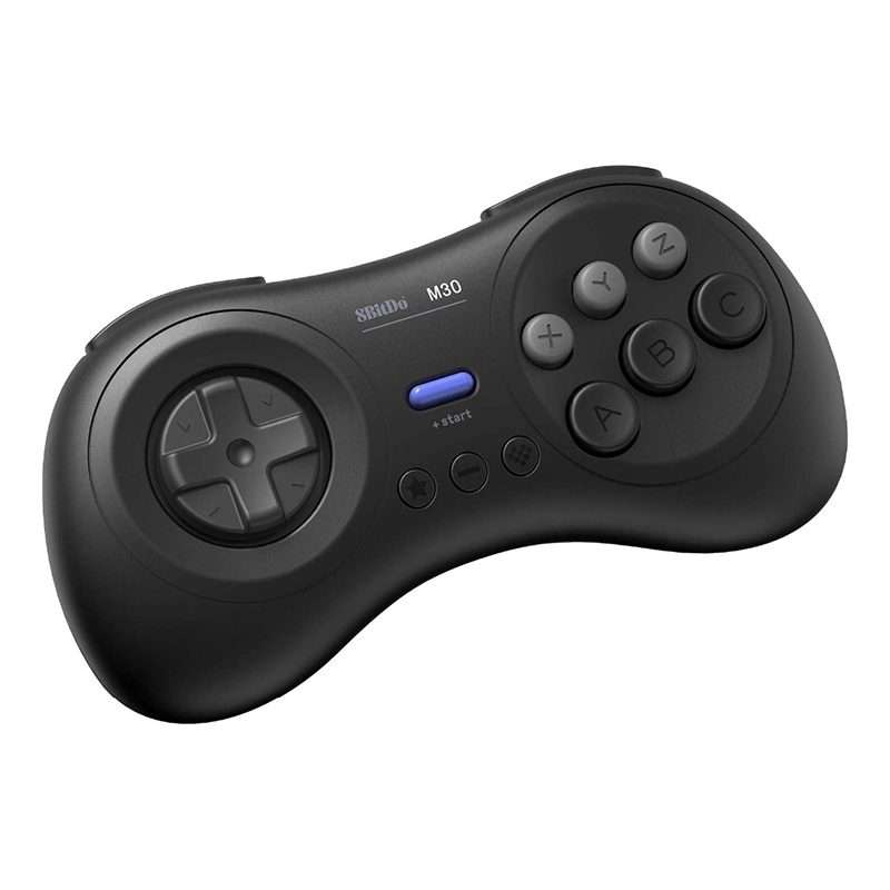 8BitDo M30 Bluetooth Gamepad for Nintendo Switch, Mac OS, Android, Steam, Windows (Black)