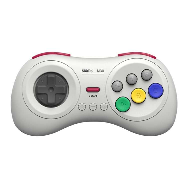 8BitDo M30 Bluetooth Gamepad for Nintendo Switch, Mac OS, Android, Steam, Windows (White)