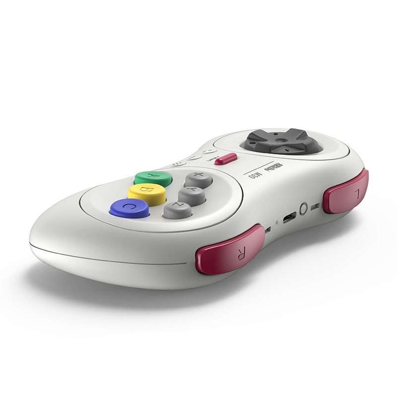 8BitDo M30 Bluetooth Gamepad for Nintendo Switch, Mac OS, Android, Steam, Windows (White)