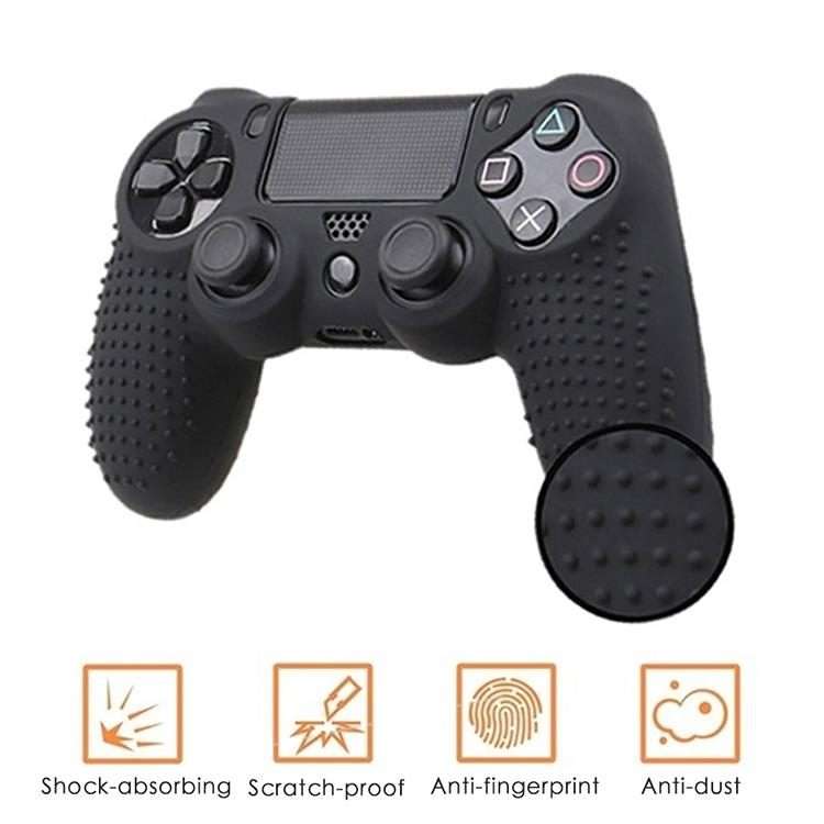 Non-slip Silicone Protective Case for Sony PS4(White)