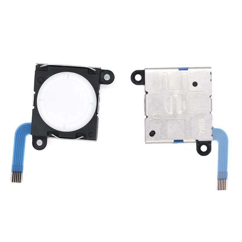 Game Console 3D Left Right Interoperability Rocker Remote Sensing Joystick for Nintend ... (White)