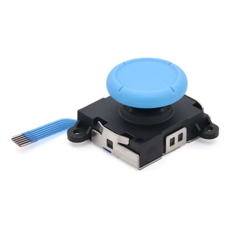 Game Console 3D Left Right Interoperability Rocker Remote Sensing Joystick for Nintendo ... (Blue)