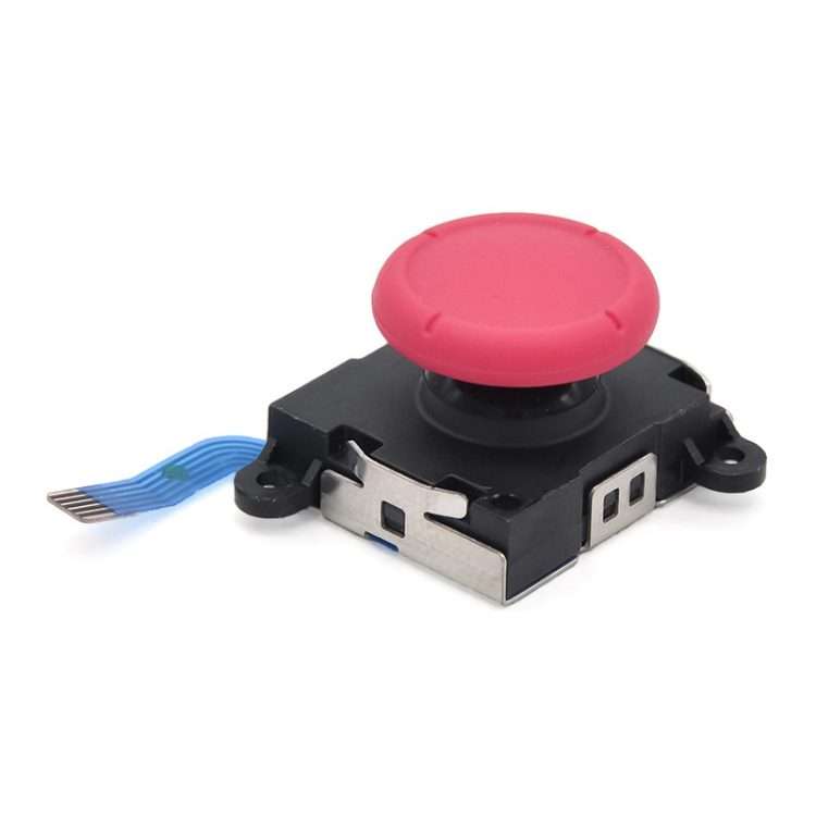 Game Console 3D Left Right Interoperability Rocker Remote Sensing Joystick for Nintendo ... (Red)