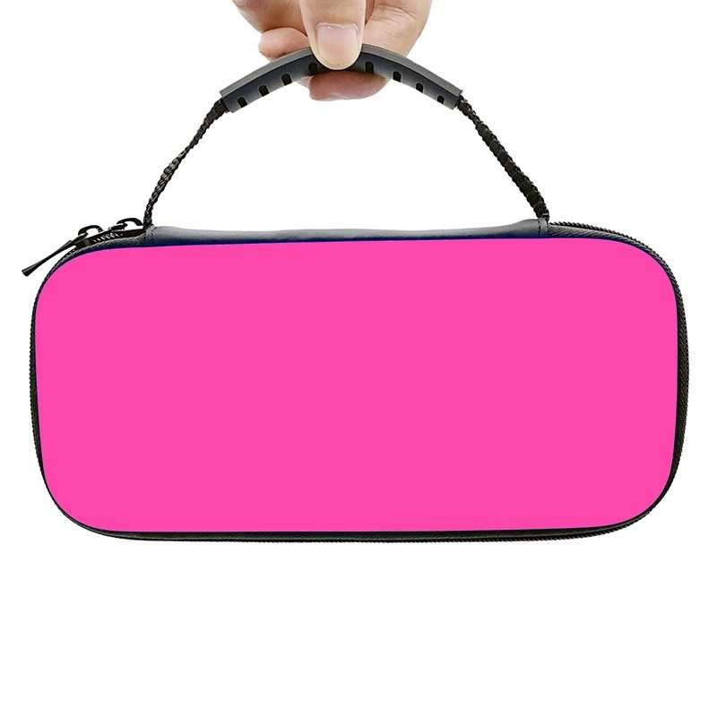 Portable EVA Game Machine Storage Bag Protective Case Handbag for Switch Lite(Pink)