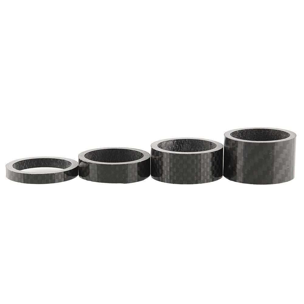 Bicycle Front Fork Headset Carbon Fiber Gasket Stem Wrist Backing Ring 3K Carbon Fiber 5 / 10 / 15