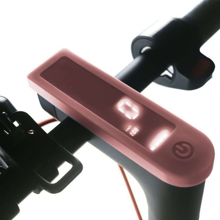 Electric Scooter Circuit Board Instrument Silicone Waterproof Protective Case for Xiaom ... (Pink)
