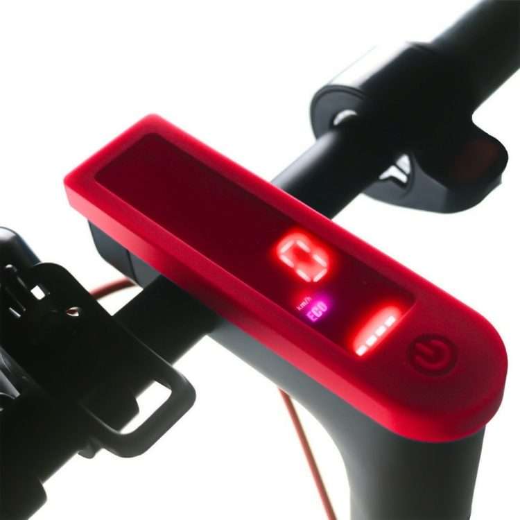 Electric Scooter Circuit Board Instrument Silicone Waterproof Protective Case for Xiaomi ... (Red)