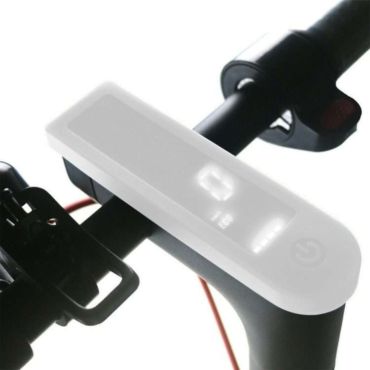 Electric Scooter Circuit Board Instrument Silicone Waterproof Protective Case for Xiao ... (White)