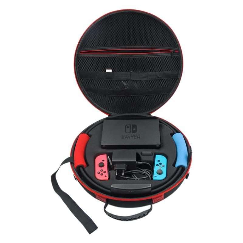 iPlay Portable Hard Shell Protective Storage Carrying Bag Big Capacity Zipper Case For Switch Joy